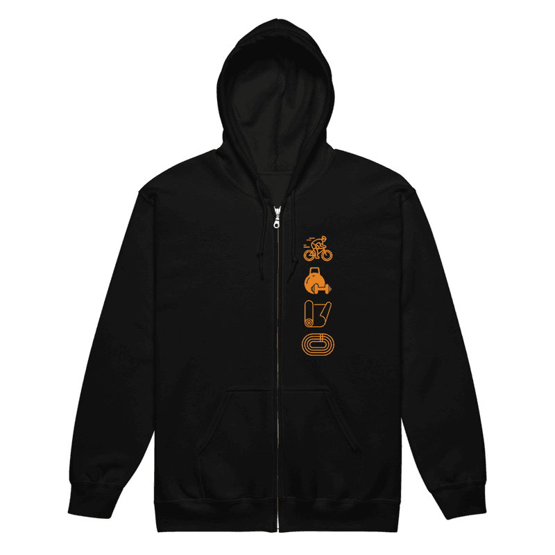 Unisex heavy blend zip hoodie HEALTHY